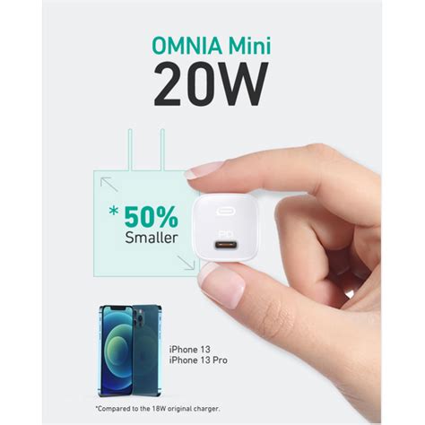 Aukey Omnia Mini 20W USB C PD Charger White Price in Pakistan