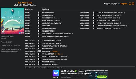 No Man's Sky Trainer - FLiNG Trainer - PC Game Cheats and Mods