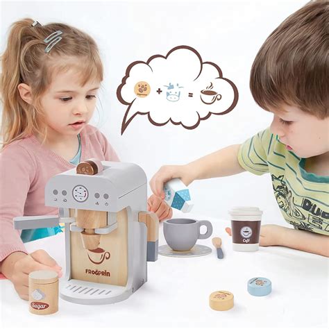 Labebe - Kids Coffee Maker Playset-Wooden Kitchen Toys – labebe