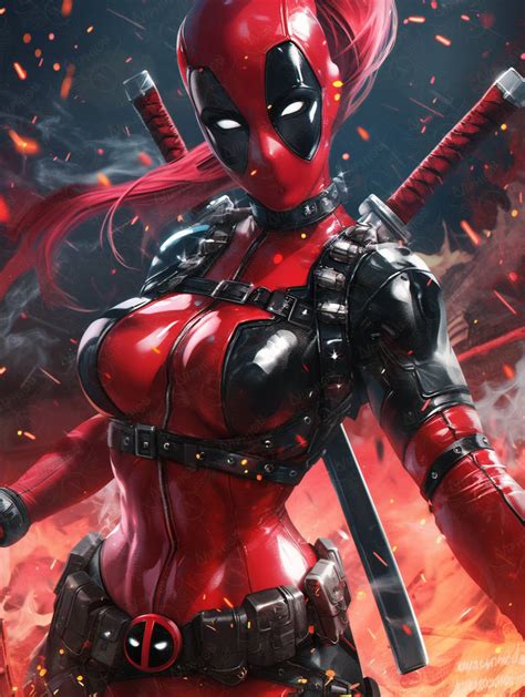 Lady Deadpool Fanart by Niphion on DeviantArt