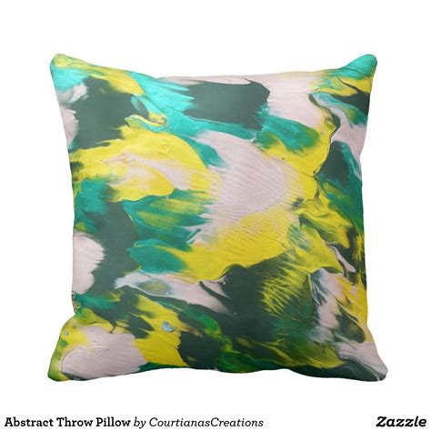 Abstract Throw Pillow