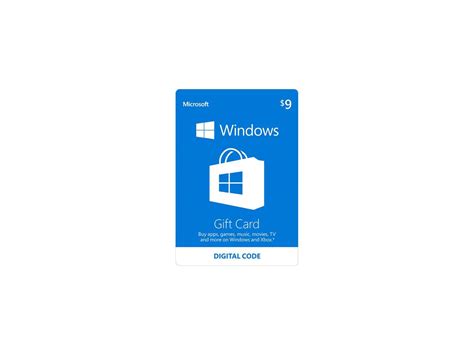 Microsoft Windows Store Gift Card - $9 (Email Delivery) - Newegg.com