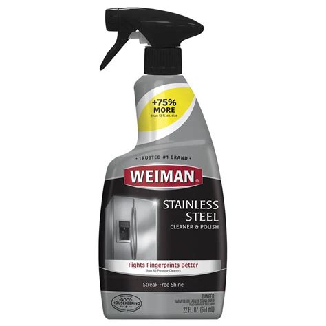 Weiman 22 oz. Stainless Steel Cleaner and Polish Spray 108A - The Home Depot