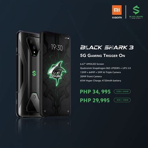 Black Shark 3, Black Shark 3 Pro 5G Gaming Phones Now Available at P29,995