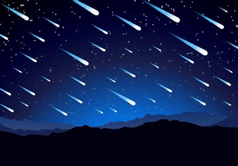 Meteor Shower Background Free Vector 97550 Vector Art at Vecteezy