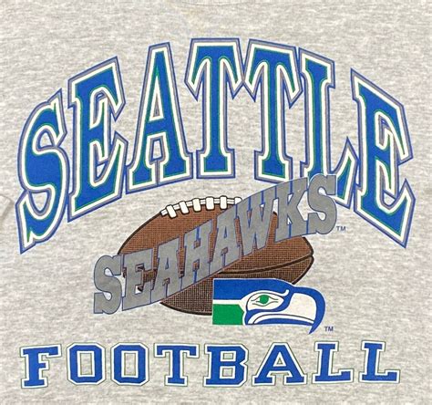 Vintage Seattle Seahawks Crewneck Sweatshirt Logo 7 Made USA | Etsy