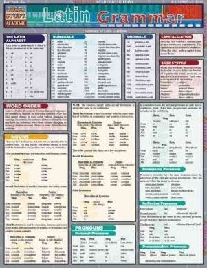 Latin Grammar Laminate Reference Chart | Latin grammar, Teaching latin ...