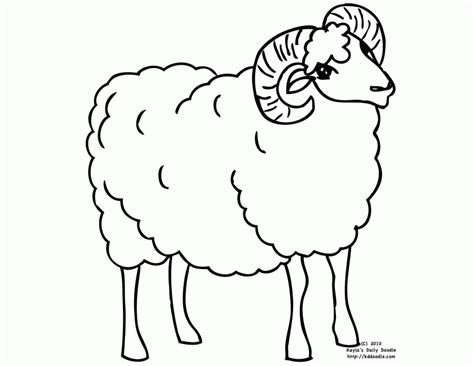 Baa Baa Black Sheep Coloring Page - Coloring Home