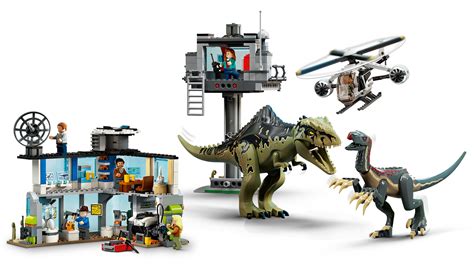 LEGO Jurassic World Dominion Giganotosaurus & Therizinosaurus Attack ...