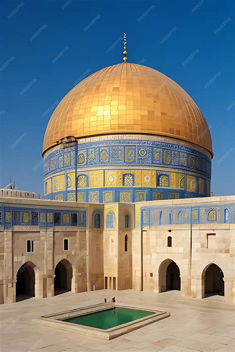 Premium AI Image | al Aqsa mosque the Dome of rock Palestine