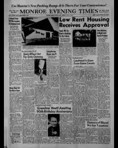 Monroe Evening Times Newspaper Archives, Jul 7, 1967, p. 1