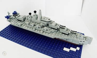 Custom Lego Battleship with Instructions, WWII Military Navy USS Missouri | #427229482