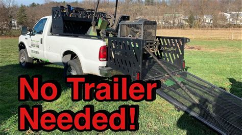 A Complete Mowing Setup in A Truck Bed? [Check Out The Ramp Rack]] - YouTube