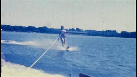 Lake Riley Chanhassen Minnesota c.1970 Pat waterskiing 8mm home movie ...