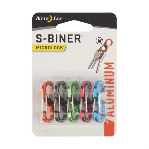 Nite Ize S-Biner MicroLock Aluminum Assorted Locking Dual-Gated Biners ...