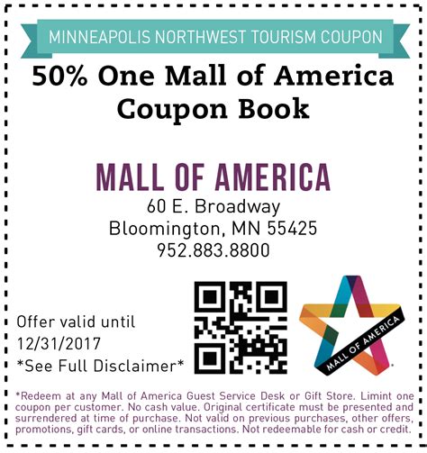 Mall Of America Coupons 2024 - Anica Brandie