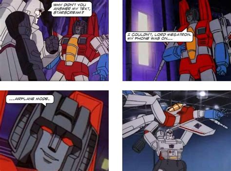 Enough of you, Starscream! | Transformers | Know Your Meme