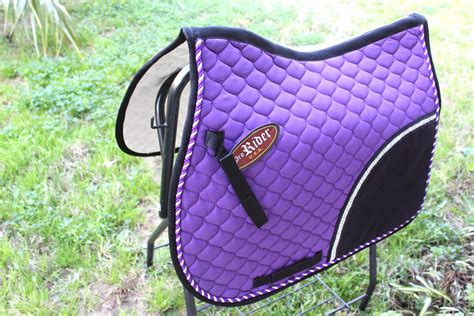 Horse Quilted ENGLISH SADDLE PAD Tack Trail Riding Turquoise 72F01 | eBay