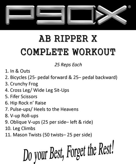 Ab Ripper X Workout Routine | The complete Ab Ripper X routi… | Flickr