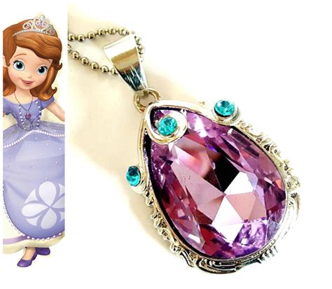 PRINCESS SOFIA Amulet Sofia The First Amulet Purple Amulet | Etsy