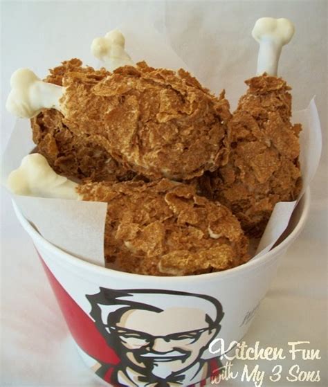 KFC Bucket of Chicken and Sides Recreated With Candy | Foodiggity