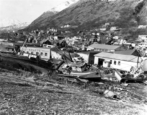 The 1964 Great Alaska Earthquake & Tsunami | Science Features | 1964 alaska earthquake, Natural ...