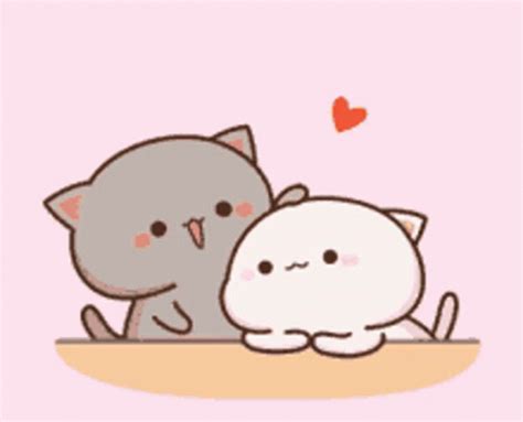 Kitty So Cute Head Pat GIF - KittySoCute HeadPat Heart - Discover & Share GIFs | Cute anime cat ...