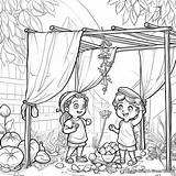 Sukkot Coloring Pages  Free & Printable sketch template