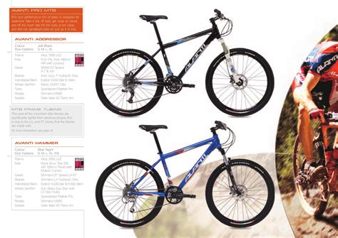 2007 Avanti Bike Catalogue by AvantiPlus Cycles - Issuu