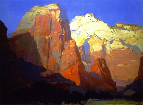 Pinnacle Rock Utah Painting | Franz Bischoff Oil Paintings