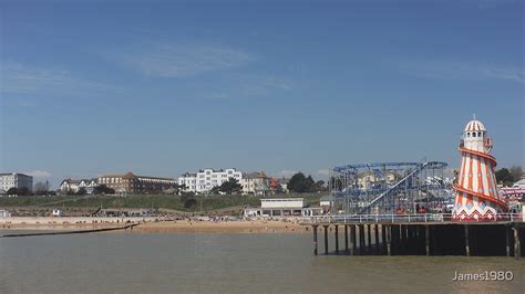 "Clacton on Sea Pier and Seafront " by James1980 | Redbubble