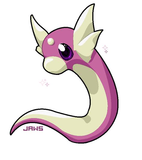 Shiny Dratini by Willow-Pendragon on DeviantArt