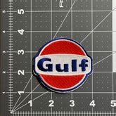 Gulf Oil Racing Vintage Style Garage Patch