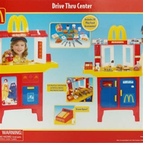 RARE McDonalds Drive Thru Playset Kitchen Play Food Set Toy, 58% OFF