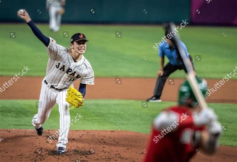 Japan Pitcher Roki Sasaki Action During Editorial Stock Photo - Stock ...