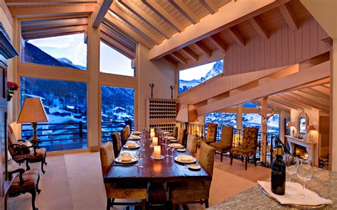 Luxury Ski Chalet With Stupendous View Of The Matterhorn | iDesignArch | Interior Design ...