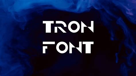 Tron Font Free Download