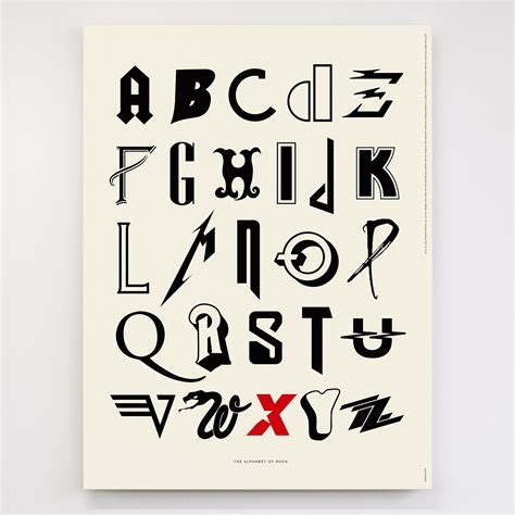 Alphabet of Rock - Original Open Edition – Dorothy