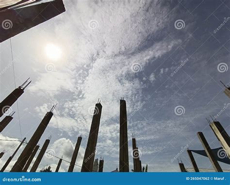 House building pillars stock photo. Image of building - 265047062