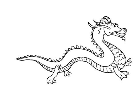 Chinese Dragon Drawing For Kids at PaintingValley.com | Explore collection of Chinese Dragon ...