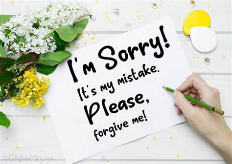 100+ Sorry Messages and Apology Quotes | WishesMsg