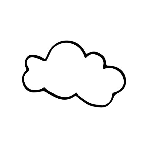 Cloud Outline Clipart