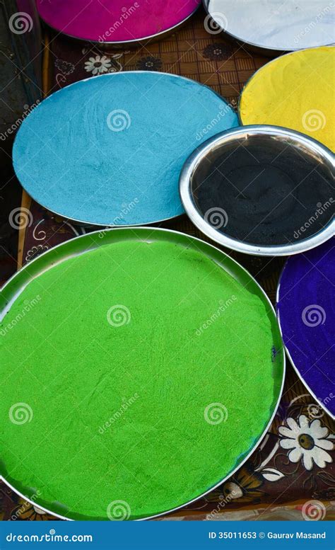 Indian holi colors stock image. Image of india, colors - 35011653