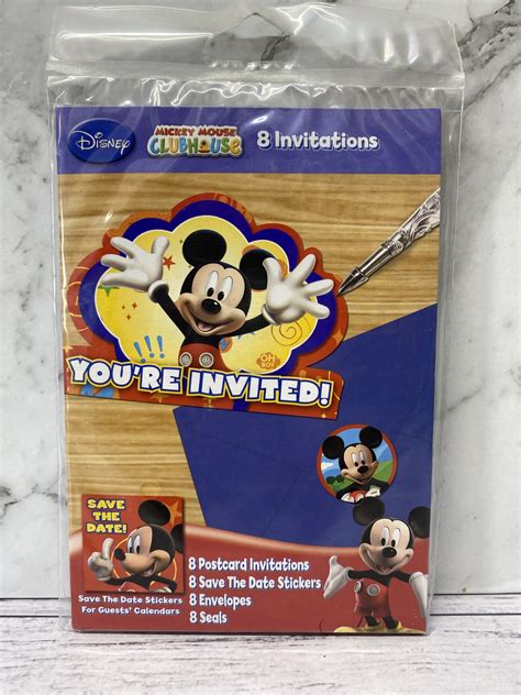 Mickey Mouse Clubhouse Invitations – South City Party Nibbles Online