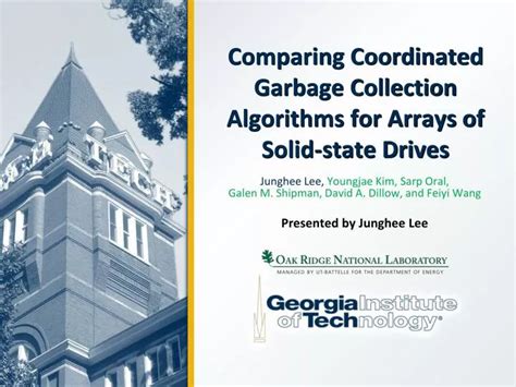 PPT - Comparing Coordinated Garbage Collection Algorithms for Arrays of Solid-state Drives ...