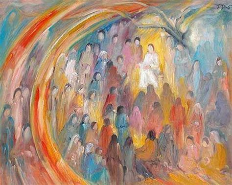 Sermon on the Mount - Matthew 5:1-12 - Pilgrim-info.com % | Worship art, Biblical art, Sacred art