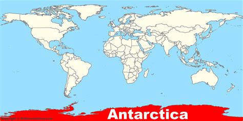 Where Is Antarctica On The World Map - CYNDIIMENNA