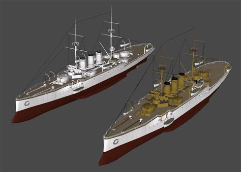 IRN - Rurik armored cruiser (SketchUp mod) by DigitalExplorations on DeviantArt