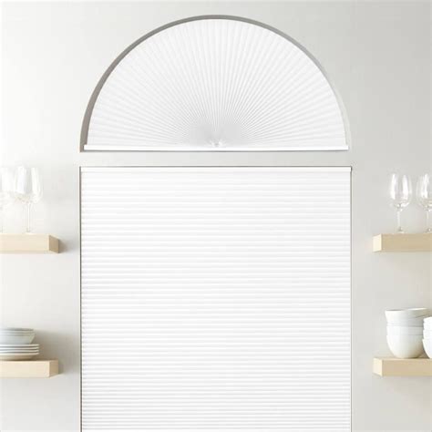 Premier Double Cell Blackout Arch Window Covering Arched Window ...