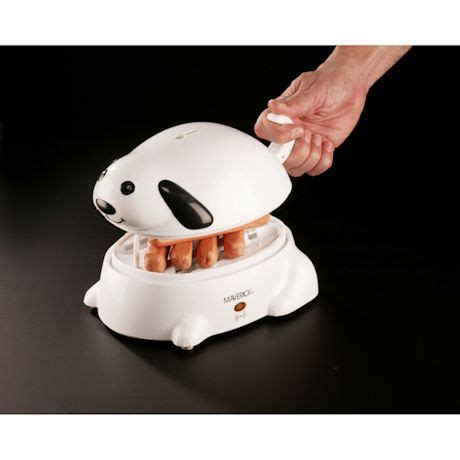 Hot Dog Hero Electric Hot Dog Cooker - Dog Shaped Hotdog Warmer and Serving Tray | eBay